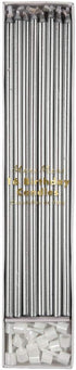 Meri Meri Long Birthday Candles for Cake (Pack of 16), 8.75" Tall Unscented Candles...