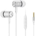 Wired in-Ear Headphones with Mic Volume Control Noise Cancelling Earbuds with Microphone Powerful Bass Earphones 3.5mm Jack for iOS Android Smartp...