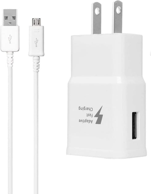Adaptive Fast Charger,Made for Samsung Galaxy Tab A 10.1 (2016) Tablet,Tab E 8.0 Tablet,S7,S7 Edge S6,S6,Note 4 Tab S 10.5,A 9.7,4, Home Wall Char...
