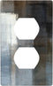 Grey Black Abstract Decorative Duplex Outlet Covers Wall Plate for Electrical Receptacle Kitchen Bedroom Bathroom Home Decor 2.76" X 4.5"...