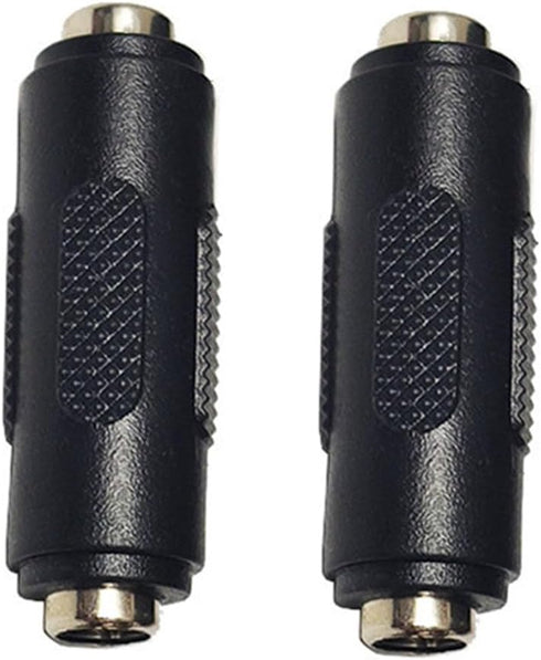 10PCS DC Power Connector Adapter 12V 5.5mm x 2.1mm, 12/24V Female to Female Power Jack Socket for Led Strip CCTV Security Camera Cable Wire Ends P...
