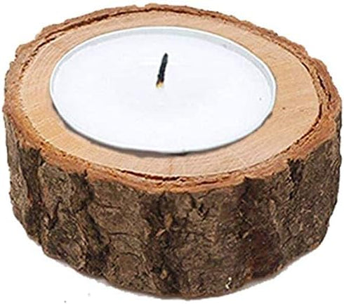 Yikko Tea Light Candle Holders, Personalized Wooden Votive Tealight Holder for Wedding Centerpieces for Table, Halloween |Christmas Party |Valenti...