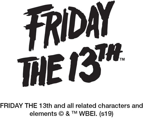 Friday the 13th Jason Mask Round Tie Bar Clip Clasp Tack Silver Color Plated...