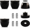 Tertullus 4 Pcs Ball Beads Speaker Isolation Feet Turntable Platform Pads Audio Shock Absorber Subwoofer Isolation Feet 33×30 Pad Speaker Stand(Bl...