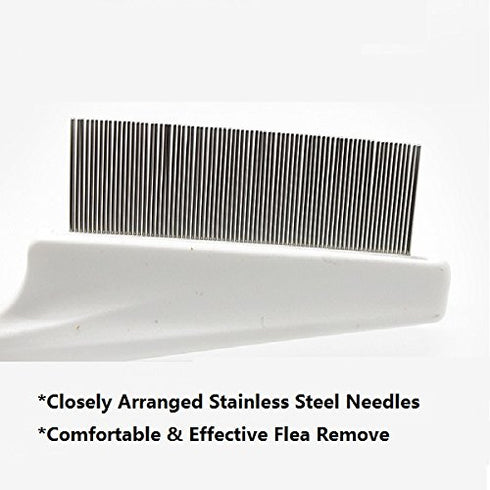 Pet Comb for Cat Dog Grooming Hair Brush - Long Handle Grooming Comb for Pet Kitten Puppy Small Animal …...