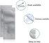 PABCK 100 Pcs 1.57x5.51 inch (Inside Size 1.18x5.12 inch) Coffee Food Storage Heat Sealable 3.34mil Mylar Pure Foil Bag Vacuum Pouch for Sampling ...