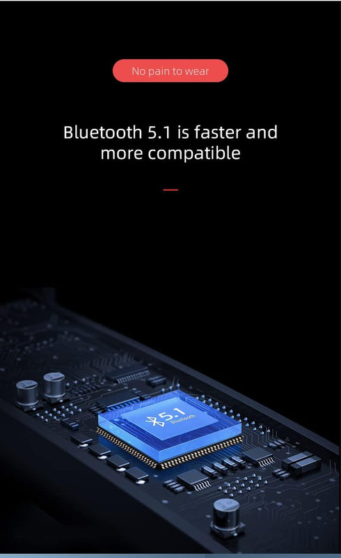 in-Ear Wireless Bluetooth 5.1 Headphones, Earbuds IPX7 Waterproof with Microphone Rechargeable USB C Case with Round LCD Display for Smartphones A...