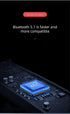 in-Ear Wireless Bluetooth 5.1 Headphones, Earbuds IPX7 Waterproof with Microphone Rechargeable USB C Case with Round LCD Display for Smartphones A...