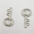 Rurili 20 Pieces Metal Key Shaped Wire Paper Clips for Office School Home Use(Silver)...