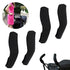 2Pcs/Pair Baby Stroller Armrest Cover, Removable Zipper Crossbar Elastic Protector Sleeve for Pushchair Pram, Black...