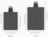 Joseph Joseph Chop2Pot Plus Folding Chopping Board Easy-Grip Handle (Large) - Black...