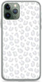 Phone Case Leopard Print - Silver Gray and White Compatible with iPhone 11 Pro Max Charm Accessories Waterproof...