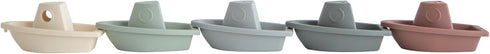 mushie Stackable Bath Boats Toy (Original) | Floating Bathtub Toys for Baby & Toddler, Set of 5 | Made in Denmark...