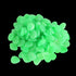 Glow in The Dark Pebbles, 100pcs Green Glowing Rocks Luminous Stone for Fish Tank, Garden Yard, Path Patio Aquariums Rocks Decor Light Up Rocks...