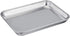 TeamFar Pure Stainless Steel Toaster Oven Pan Tray Ovenware, 7''x9.3''x1'', Heavy Duty & Healthy, Mirror Finish & Easy clean, Deep Edge, Dishwashe...