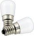 Poeland 1.5W LED Bulb Light 120V E14 Base Pack of 2 Warm White...