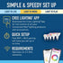 Cree Lighting Connected Max Smart Led Bulb A19 60W Tunable White + Color Changing, 2.4 Ghz, Compatible with Alexa and Google Home, No Hub Required...