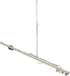 Broadway Gifts Co Silver Tone Flute Instrument 5.5 inch Brass Hanging Ornament...