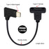 chenyang USB 3.1 Gen 2 10Gbps USB C Male to Female 90 Degree Right Angled Fast Charging Data Video Transfer Extension Cable with Panel Mount Hole ...