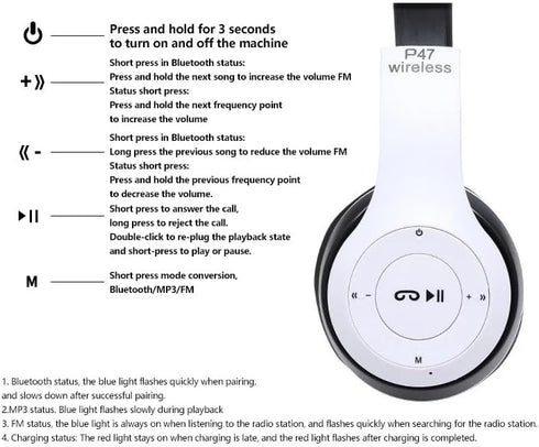 Upgraded Hybrid Noise Cancelling Headphones with Transparent Modes Wireless Bluetooth with Mic, Deep Bass,Soft-Earpads...