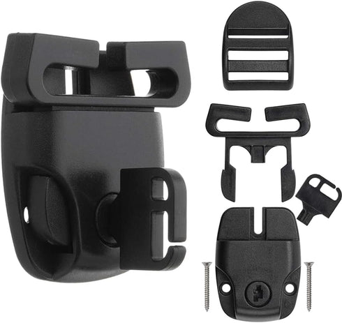 4 Sets Spa Hot Tub Cover Clips Latch Replacement Kit Hot Tub Cover Latches Clip Lock for Cover Straps with Keys and Hardwares Accessories (4 Sets)...