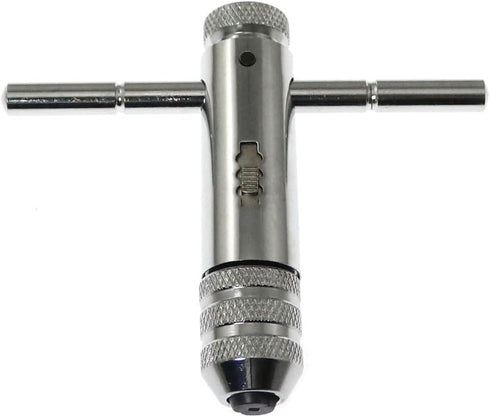1Set M3 M8 T Handle Tap Wrench Adjustable Ratchet Hand Tap Wrench for Holding Taps, Drills, Reamers, Small Tools...