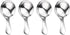 Short Handle Spoons,4 Pcs Small Scoops for Canisters, Stainless Steel Mini Salt Spoons for Salt Sugar Condiments Coffee Tea Dessert (4, Silvery)...
