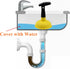 Sink Plunger, Easy to use Mini Plunger with Short Handle, Powerful Plunger Unclogging Tool for Kitchen Sink, Shower, Bathroom Drains, Bath, Yellow...
