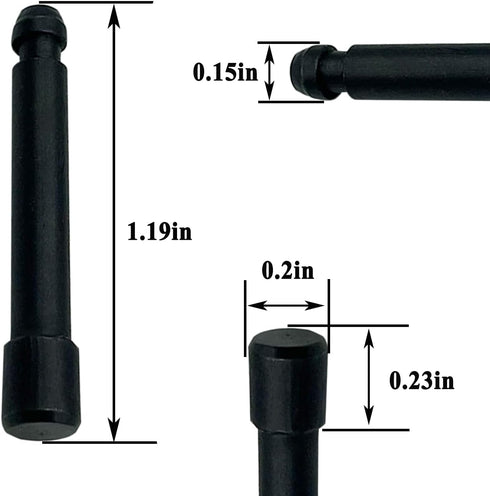 10 Pcs 877761 Nailer Feeder Rod for Coil Roofing Nailer, Fit NV45AA, NV45AB, NV45AB2, NV45AB2S, NV45AE Coil Nailers...
