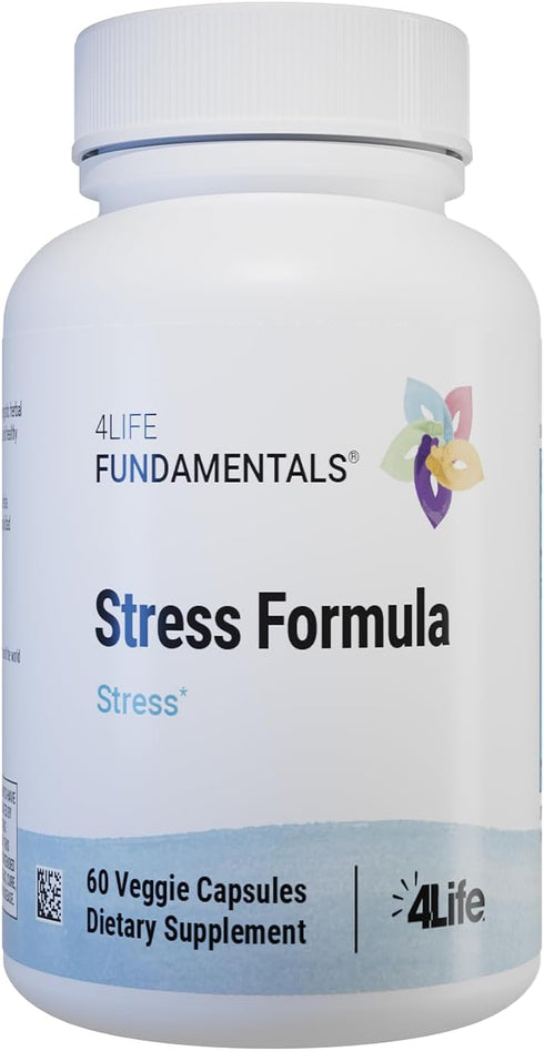 4Life Stress Formula, Dietary Supplement, Supports Nervous System and Sleep with Lemon Balm, Chamomile & Valerian Root, 60 Capsules...