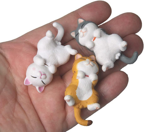 3 Pcs Fun Cat Fridge Magnets, Kroysea Cute Refrigerator Stickers, Decorative Strong Magnets, for Whiteboard Kitchen, Office Cabinets and Dishwashe...