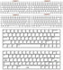 NPKC ABS 84 64 Key OEM ANSI ISO Side-lit 1.5mm Thickness Shine Through Keycap Only Keyset for YMD75 KBD75 Keycool 84 YD64 XD64 GK64 (Only Keycap)...