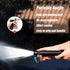 Fusenliang Garden Hose Nozzle Sprayer, Metal High Pressure Leak-proof Water Hose Nozzle with 3 Adjustable Spray Patterns, for Car&Pet Washing, Gar...