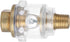 Oiler Lubricator, 1/4" BSP Mini In Line Air Tool Oil Lubricator, Oiler Compressor Pipe Automatic Lubrication for Pneumatic Tool Air Compressor Pip...