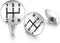 HONEY BEAR Car Gear Speed Stick Retro Cufflink for Men Shirt Wedding Gift Silver...