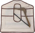 Hanger Diversion Safe, Hanging Closet Safe with Dual-Sided Pocket, Fits Under Hanging Clothes to Hide Guns Money Stash Jewelry Documents Valuables...