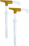 Good Times Coffee Co. Sauce Pump Dispenser (Pack of 2), Fits 87.3 to 90.4 Ounce Bottles, Gold...