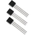 DS18B20 10pcs Black Durable 18B20 TO-92 3 Pins Wire Integrated Circuit Temperature IC Sensor Industrial...