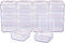 BENECREAT 18 Pack 1.45x1.45x0.7 Inches Square Clear Plastic Bead Storage Containers Box Drawer Organizers with Lid for Earplugs Pills Tiny Bead Je...