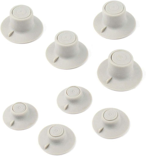 8 Pcs Small Notebook Laptop Cooling Pads Skidproof Pad Cooler Stand 8 (4pcs Large + 4pcs Small)...
