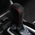 Gear Shift Knob Cover for Honda HRV/CRV 2023 Auto Leather Gear Shifter Knob Protector Trim for Honda Accord 2023-2018/ Civic 2022+ Accessories(Bla...