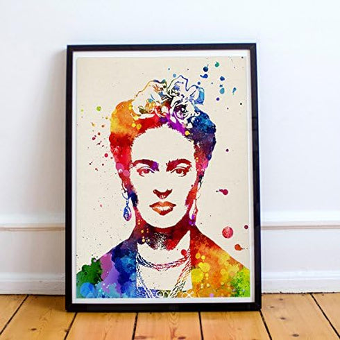 Pack of Sheet for framing Frida Creative. Posters watercolour style. Home Decor. Sheets for framing Paper 250 Grams...