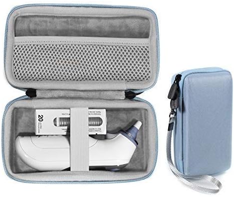 CaseSack Thermometer Case for Ear/Infrared Thermometer Like Braun ThermoScan 7, 7+, 5 IRT6500, 3; iProven, iHealth, MILDSIX, KDT, EasyEast, CandyC...