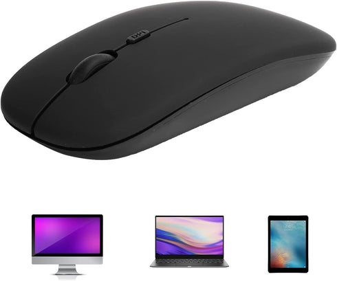 Wireless Mouse, Mouse Black Wireless Bluetooth 5.0 Silent Office Computer Mouse for OS XMiSamsung Laptop Tablets...