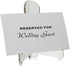 BANBERRY DESIGNS Clear Acrylic 3" Easels - Fixed Position - Set of 6 - Tabletop Display Stand for Plates, Pictures, Books, Plaques, Tiles, Canvas ...