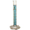 5ml Graduated Cylinder, Borosilicate 3.3 Glass, Single Metric Scale, Class B, Karter Scientific 233A2 (Single)...