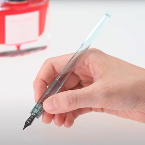 Pilot iro-utsushi Dip Pen Type Writing Tool Resin Shaft Clear Blue Medium Point FIR-70R-CLM With Original Stylus Ballpoint Touch Pen......