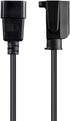 Monoprice Desktop Computer Power Cord - IEC 60320 C14 to NEMA 5-15R, 10 Amp, 1250 Watt, 125 Volt, 18AWG, 2 Feet, Black...