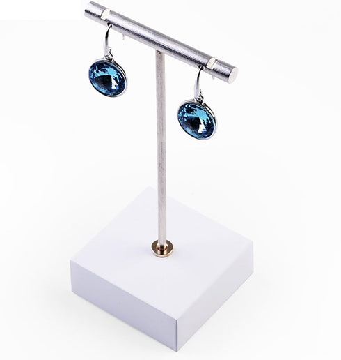 Oirlv T-Bar Jewelry Display Stand Earring Holder (White)...