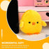 Unomor Zipper Wallet 6Pcs Lovely Small Yellow Chicken Coin Purses Chick Shape Change Purses Wallets...